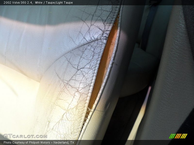 White / Taupe/Light Taupe 2002 Volvo S60 2.4