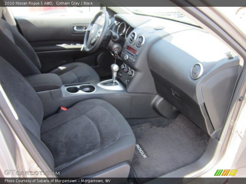 Gotham Gray / Black 2010 Nissan Rogue S AWD