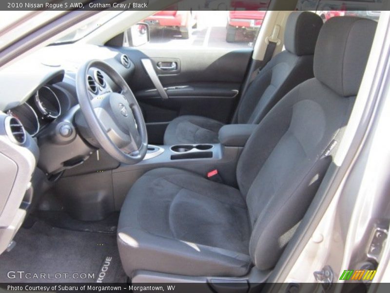 Gotham Gray / Black 2010 Nissan Rogue S AWD
