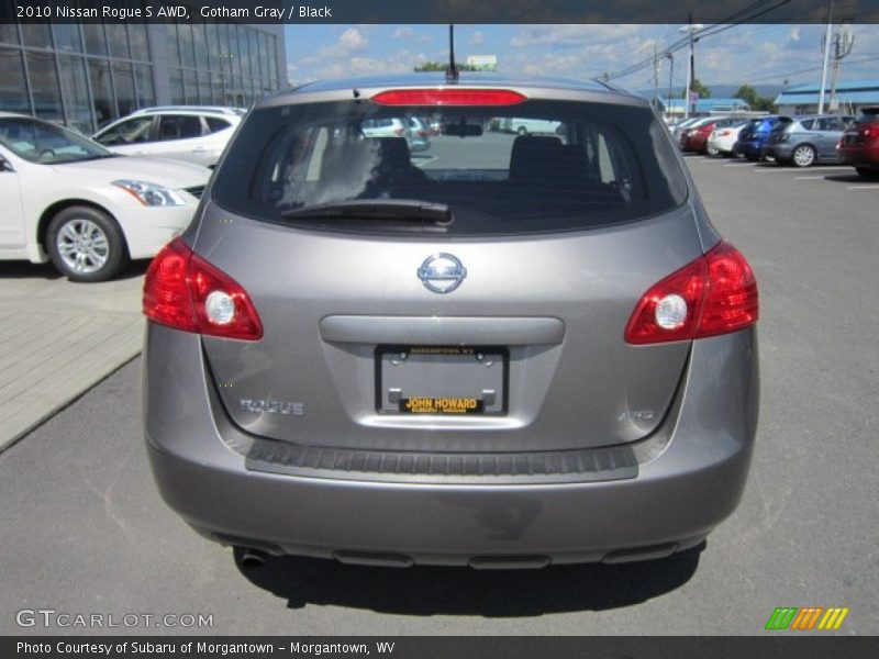 Gotham Gray / Black 2010 Nissan Rogue S AWD