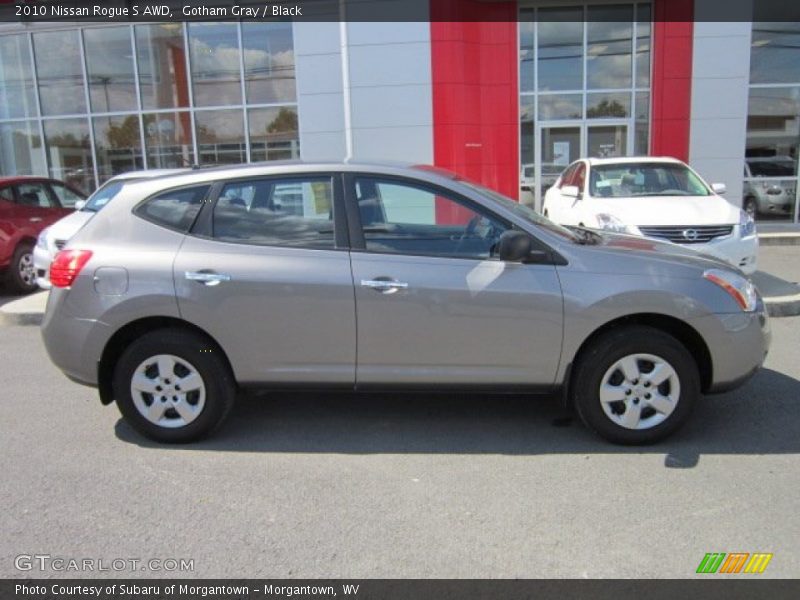 Gotham Gray / Black 2010 Nissan Rogue S AWD