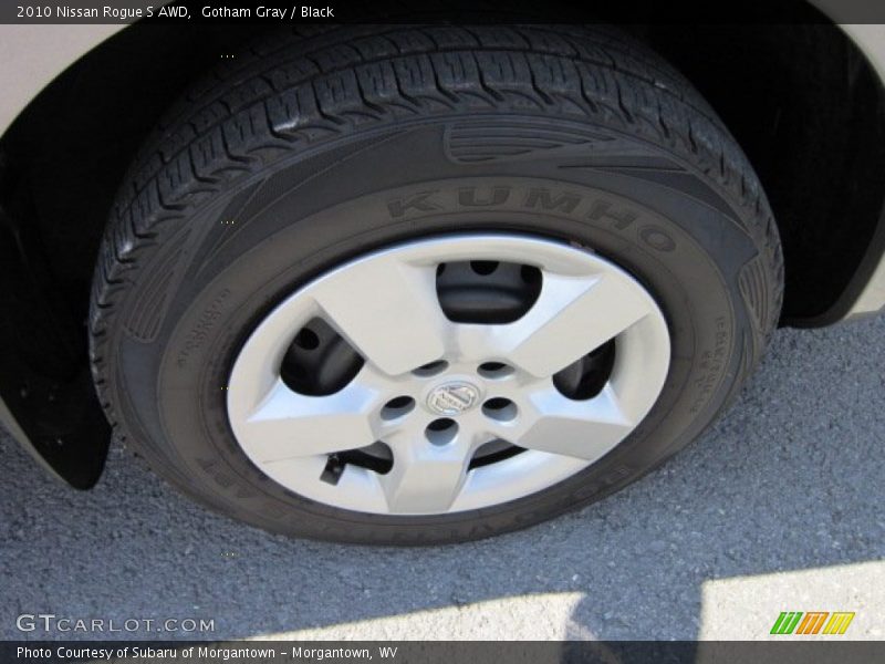 Gotham Gray / Black 2010 Nissan Rogue S AWD