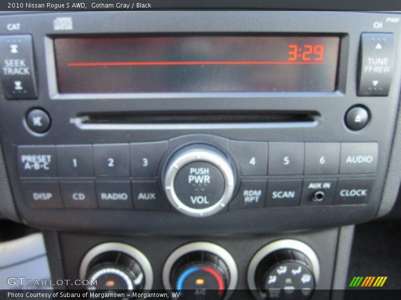 Gotham Gray / Black 2010 Nissan Rogue S AWD