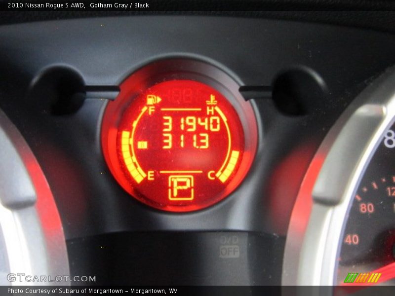 Gotham Gray / Black 2010 Nissan Rogue S AWD