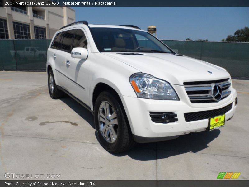 Alabaster White / Macadamia 2007 Mercedes-Benz GL 450