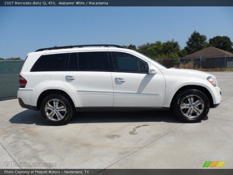 Alabaster White / Macadamia 2007 Mercedes-Benz GL 450