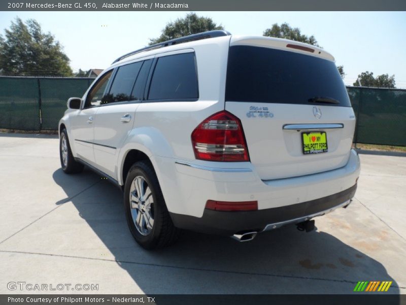 Alabaster White / Macadamia 2007 Mercedes-Benz GL 450