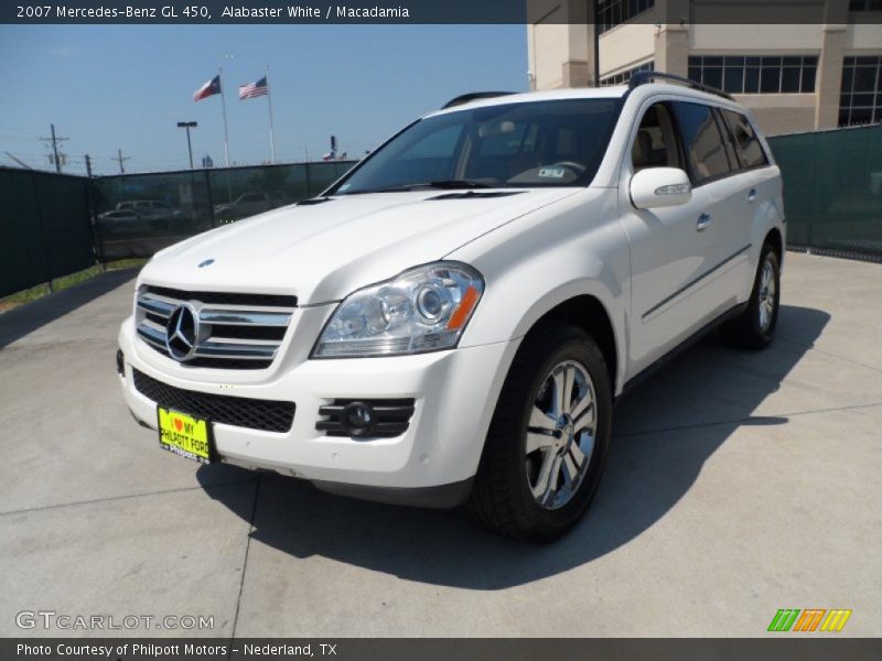 Alabaster White / Macadamia 2007 Mercedes-Benz GL 450