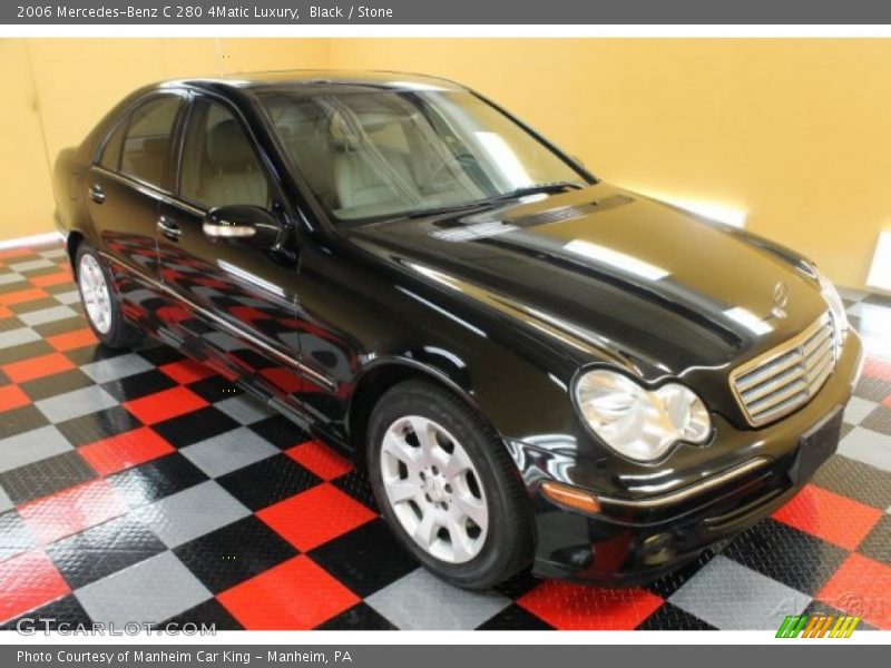 Black / Stone 2006 Mercedes-Benz C 280 4Matic Luxury