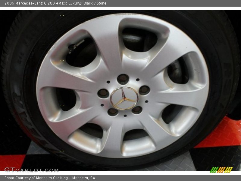 Black / Stone 2006 Mercedes-Benz C 280 4Matic Luxury