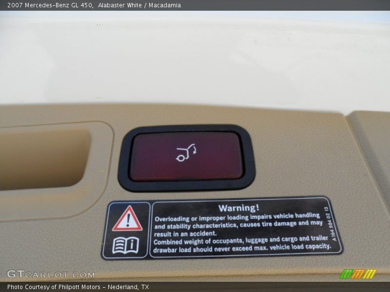 Alabaster White / Macadamia 2007 Mercedes-Benz GL 450