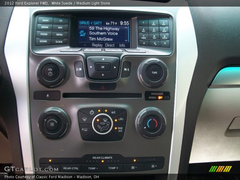 Controls of 2012 Explorer FWD