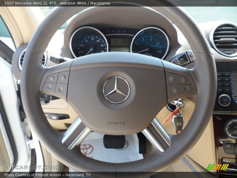 Alabaster White / Macadamia 2007 Mercedes-Benz GL 450