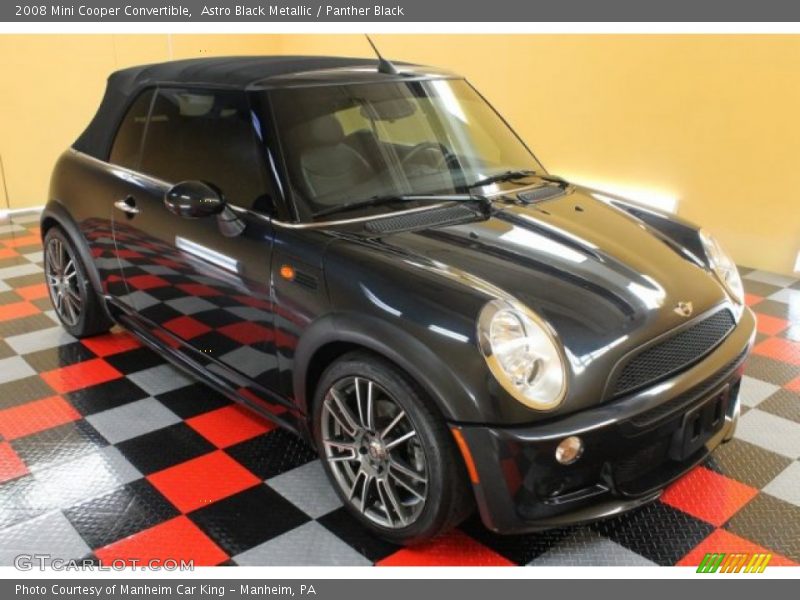 Astro Black Metallic / Panther Black 2008 Mini Cooper Convertible