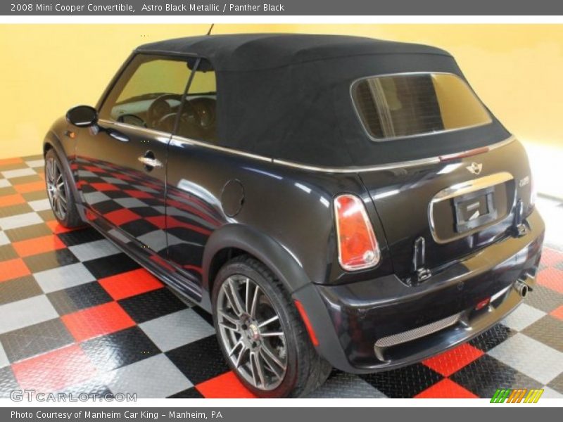 Astro Black Metallic / Panther Black 2008 Mini Cooper Convertible
