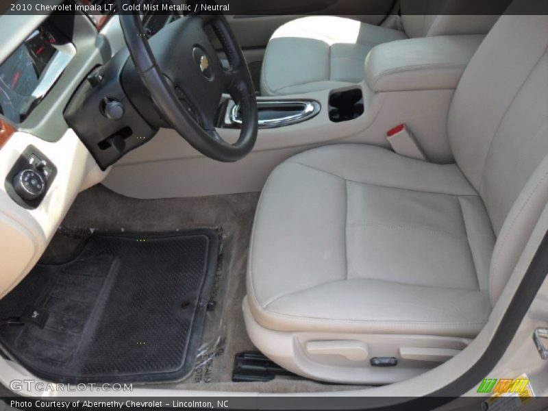 Gold Mist Metallic / Neutral 2010 Chevrolet Impala LT