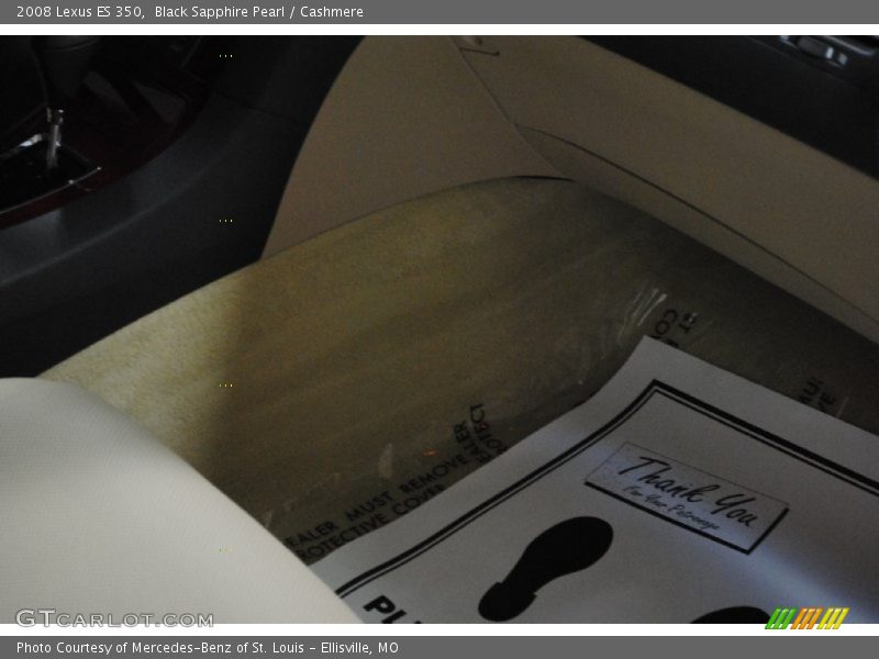 Black Sapphire Pearl / Cashmere 2008 Lexus ES 350