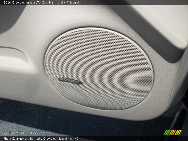 Gold Mist Metallic / Neutral 2010 Chevrolet Impala LT