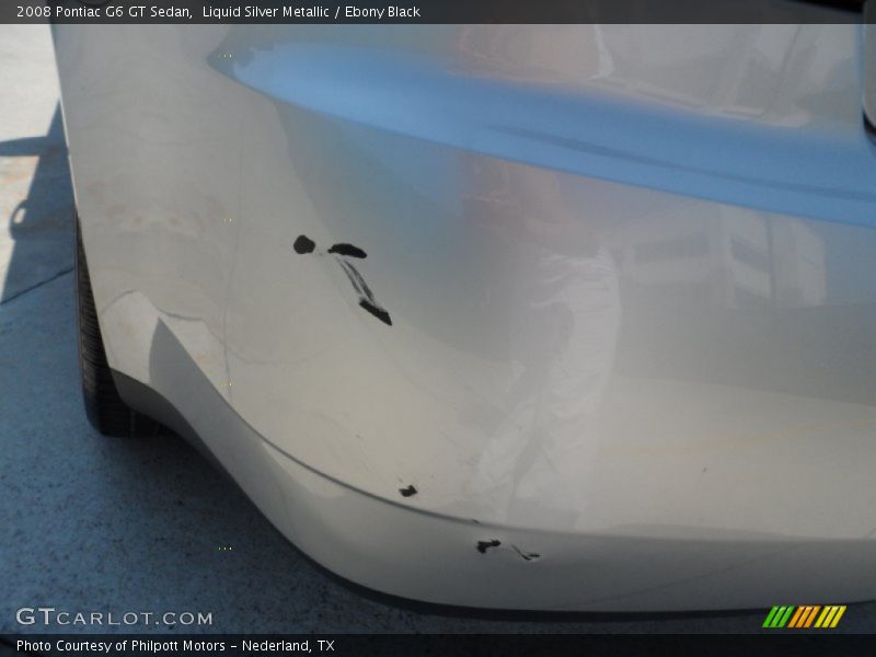 Liquid Silver Metallic / Ebony Black 2008 Pontiac G6 GT Sedan