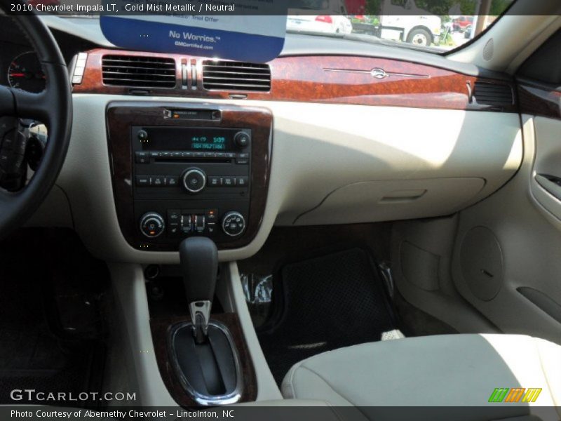 Gold Mist Metallic / Neutral 2010 Chevrolet Impala LT