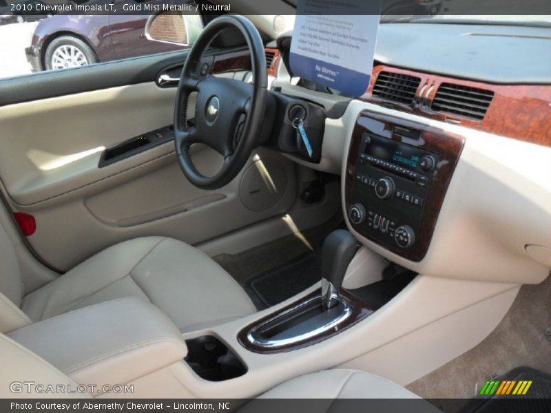Gold Mist Metallic / Neutral 2010 Chevrolet Impala LT