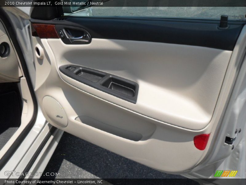 Gold Mist Metallic / Neutral 2010 Chevrolet Impala LT