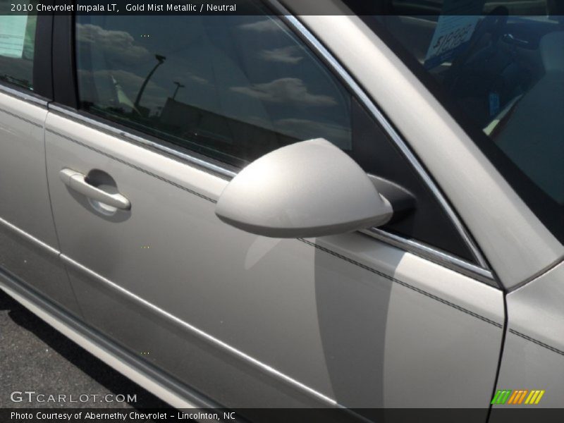 Gold Mist Metallic / Neutral 2010 Chevrolet Impala LT