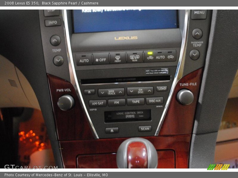Black Sapphire Pearl / Cashmere 2008 Lexus ES 350