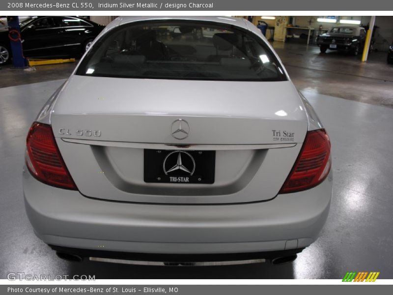 Iridium Silver Metallic / designo Charcoal 2008 Mercedes-Benz CL 550