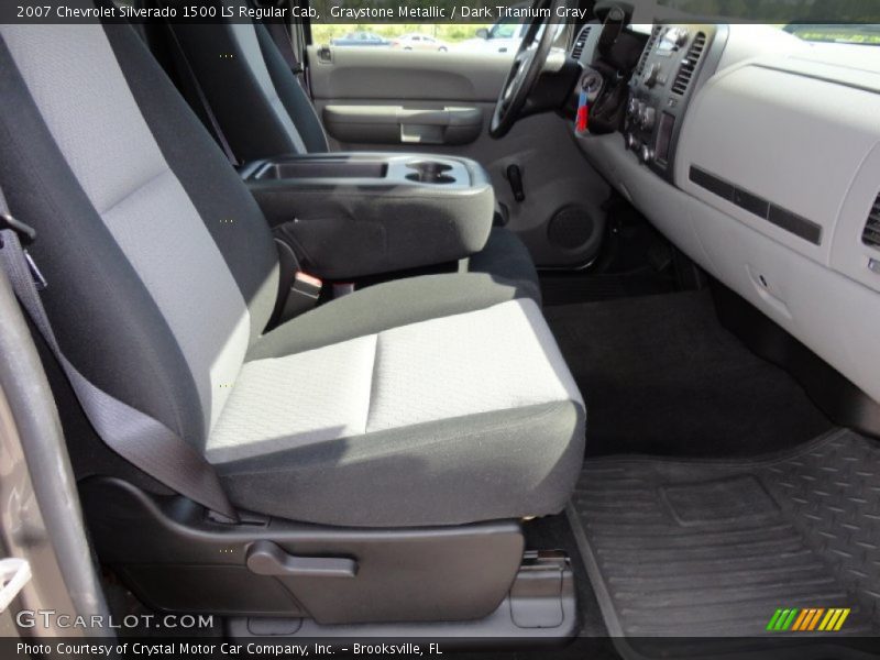 Graystone Metallic / Dark Titanium Gray 2007 Chevrolet Silverado 1500 LS Regular Cab