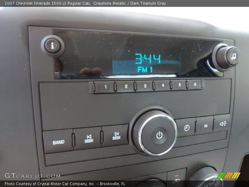 Graystone Metallic / Dark Titanium Gray 2007 Chevrolet Silverado 1500 LS Regular Cab