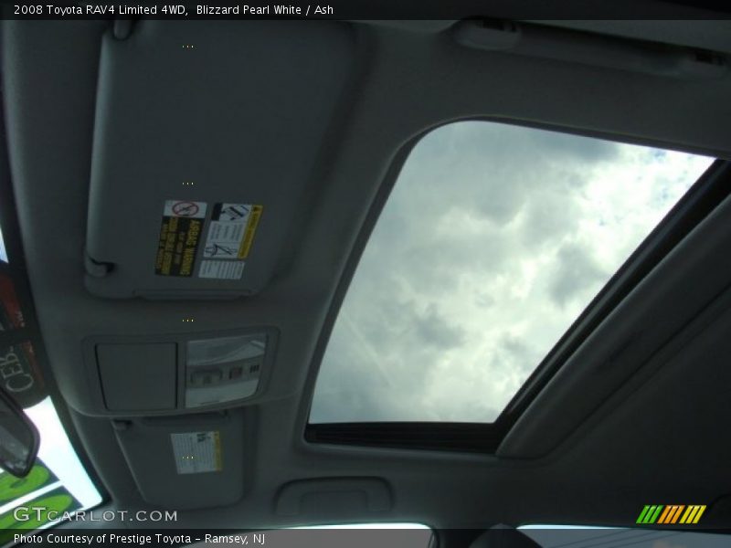 Blizzard Pearl White / Ash 2008 Toyota RAV4 Limited 4WD