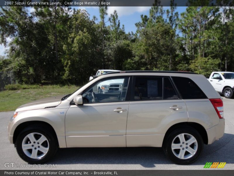  2007 Grand Vitara Luxury Clear Beige Metallic