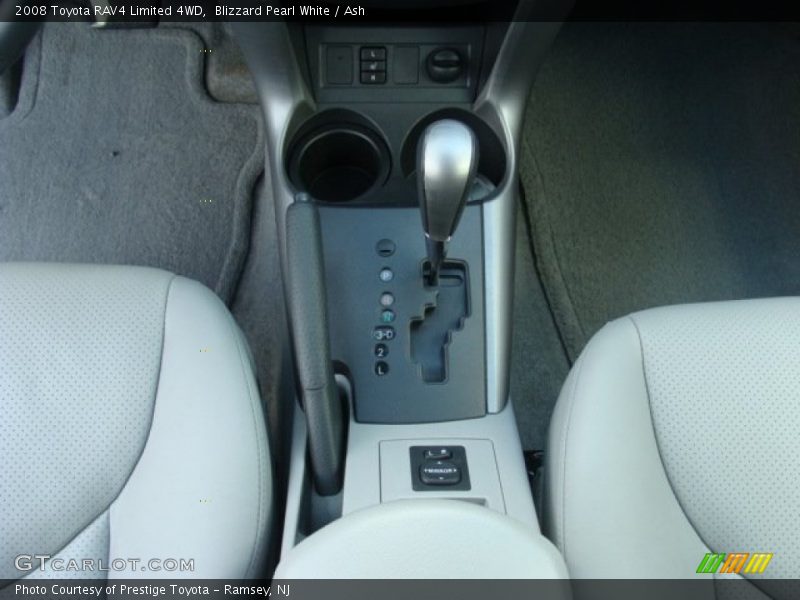 Blizzard Pearl White / Ash 2008 Toyota RAV4 Limited 4WD
