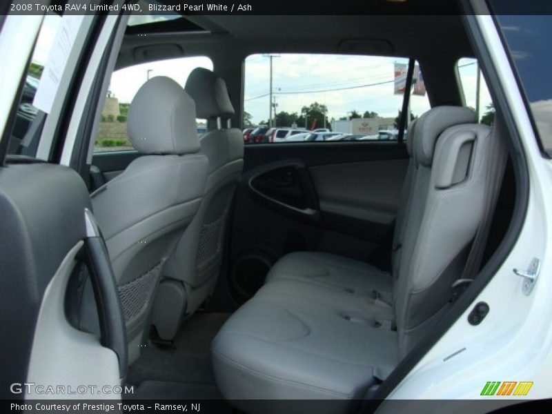 Blizzard Pearl White / Ash 2008 Toyota RAV4 Limited 4WD
