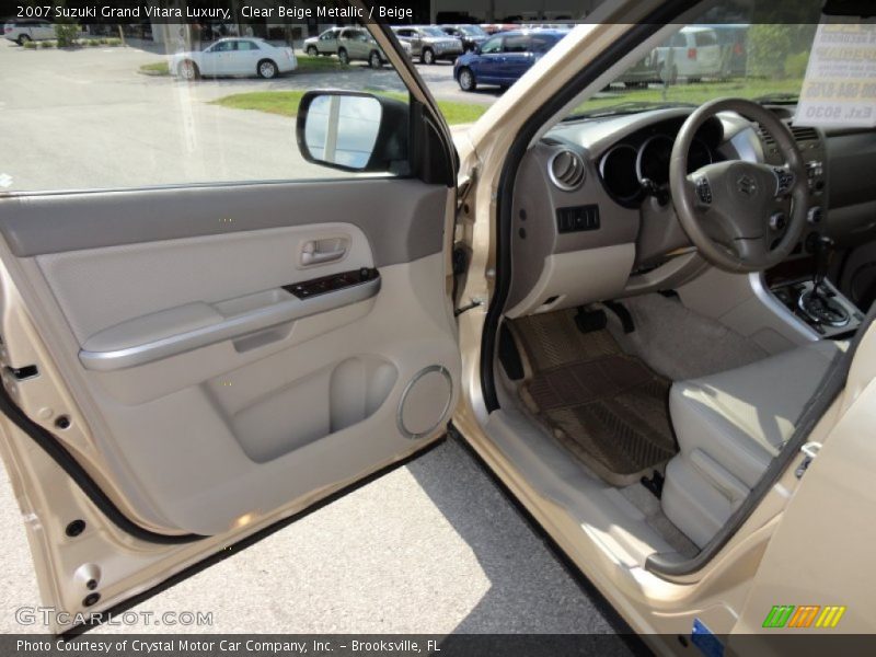 Clear Beige Metallic / Beige 2007 Suzuki Grand Vitara Luxury