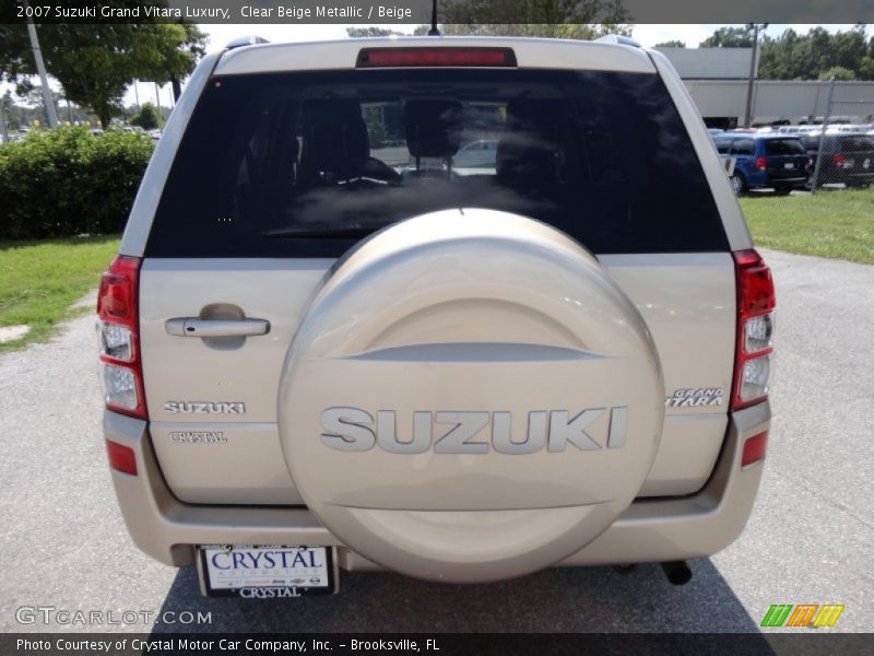 Clear Beige Metallic / Beige 2007 Suzuki Grand Vitara Luxury