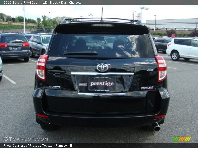 Black / Dark Charcoal 2010 Toyota RAV4 Sport 4WD