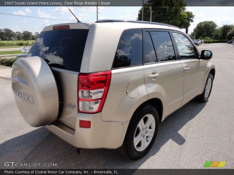  2007 Grand Vitara Luxury Clear Beige Metallic