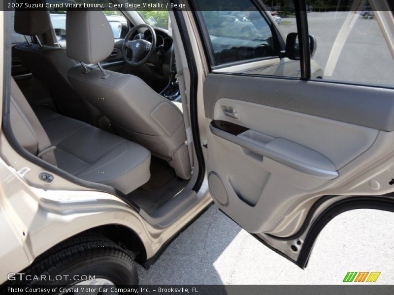 Clear Beige Metallic / Beige 2007 Suzuki Grand Vitara Luxury
