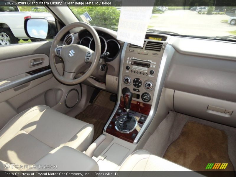 Clear Beige Metallic / Beige 2007 Suzuki Grand Vitara Luxury