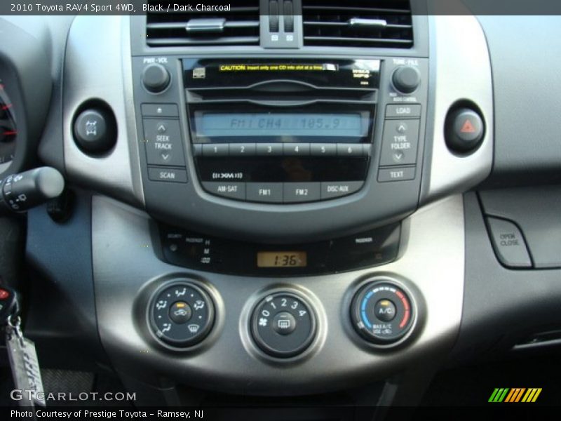 Black / Dark Charcoal 2010 Toyota RAV4 Sport 4WD