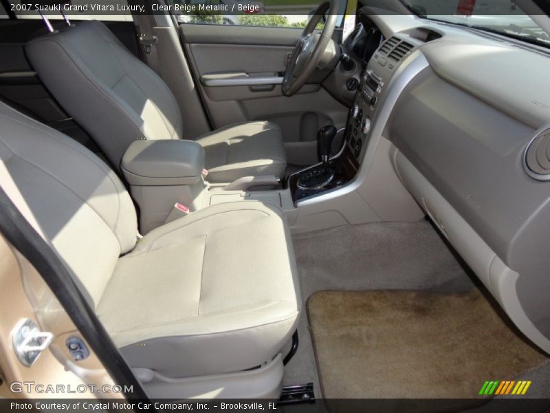 Clear Beige Metallic / Beige 2007 Suzuki Grand Vitara Luxury
