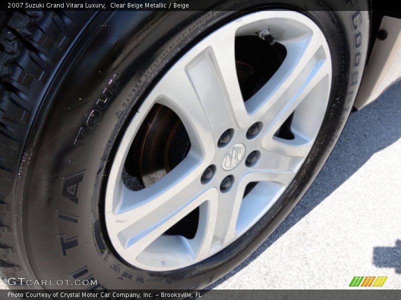Clear Beige Metallic / Beige 2007 Suzuki Grand Vitara Luxury
