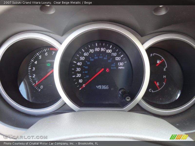  2007 Grand Vitara Luxury Luxury Gauges