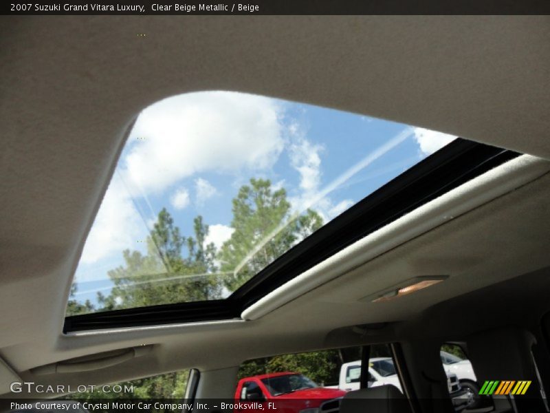 Clear Beige Metallic / Beige 2007 Suzuki Grand Vitara Luxury