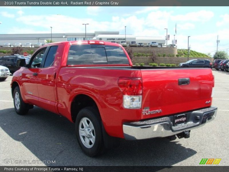 Radiant Red / Graphite Gray 2010 Toyota Tundra Double Cab 4x4