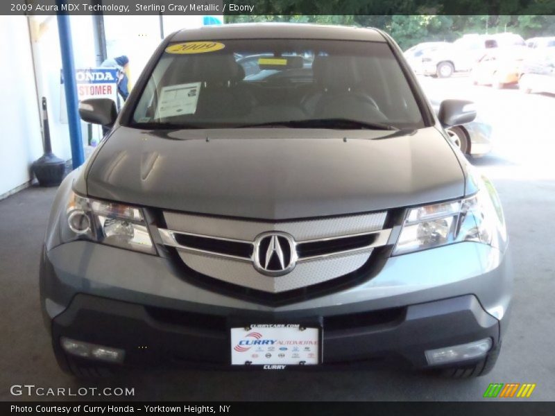 Sterling Gray Metallic / Ebony 2009 Acura MDX Technology