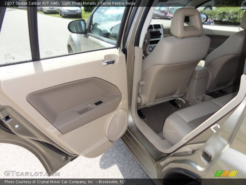 Light Khaki Metallic / Pastel Pebble Beige 2007 Dodge Caliber R/T AWD