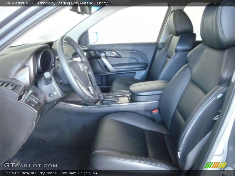  2009 MDX Technology Ebony Interior